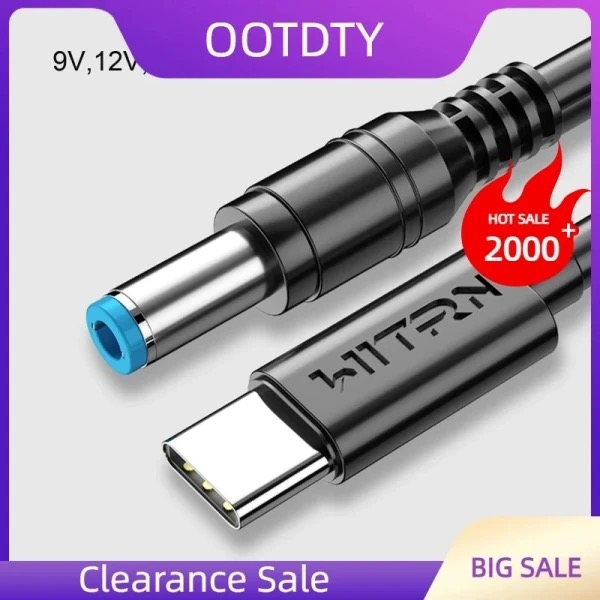USB-C to 5.5x2.5mm Charging Cable 20V