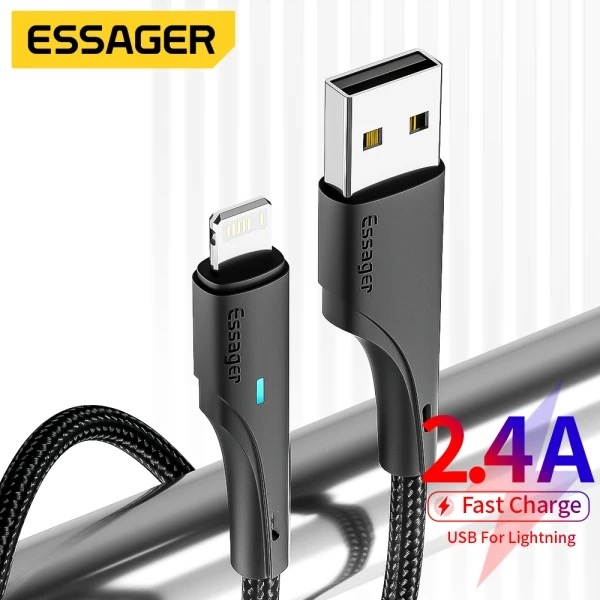 iPhone Lightning Compatible 2.4A Cable 2m